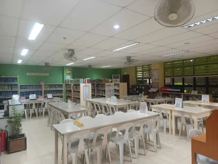 Graduate School or GS Section is located at the 2nd Floor of the University Library Building. It houses collections for the Graduate School subjects and also temporarily shares the room with the General Reference Section. The current Librarian assigned in this section is Ms. Janeca S. Alegria, RL.